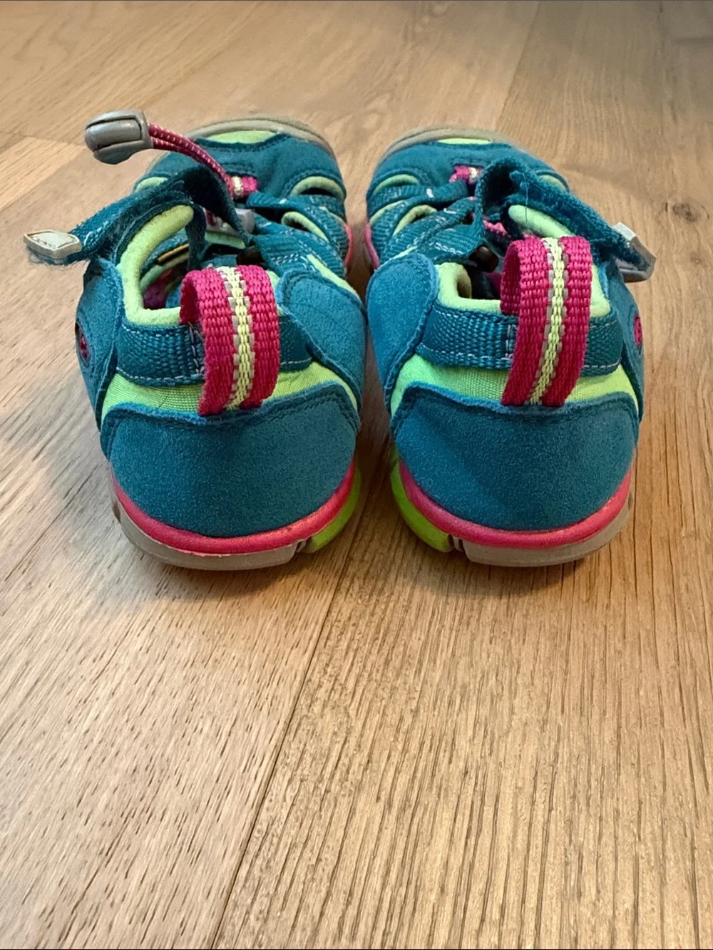 Keen Girls Teal and Pink Sandals